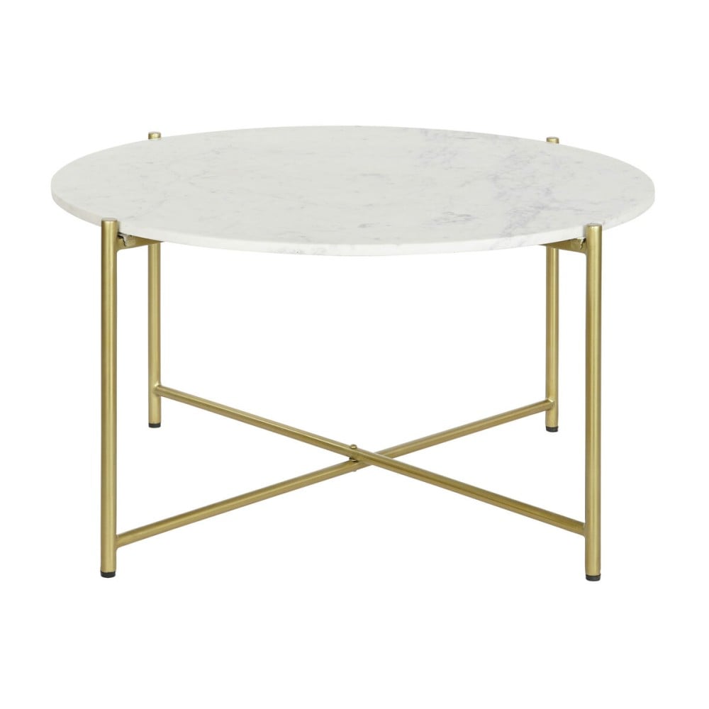 Centre Table DKD Home Decor 81 x 81 x 44 cm Marble Iron