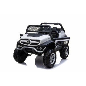 Voiture électrique pour enfants Mercedes Benz Unimog Blanc 12 V