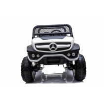 Children's Electric Car Mercedes Benz Unimog White 12 V