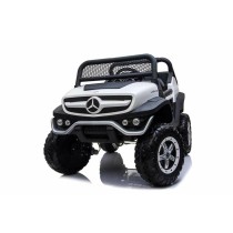 Children's Electric Car Mercedes Benz Unimog White 12 V