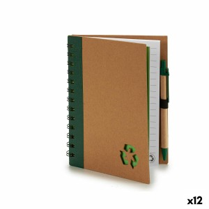 Cahier à Spirales avec Stylo Pincello AR1810128 1 x 18 x 14 cm Carton Recyclado (12 Unités)