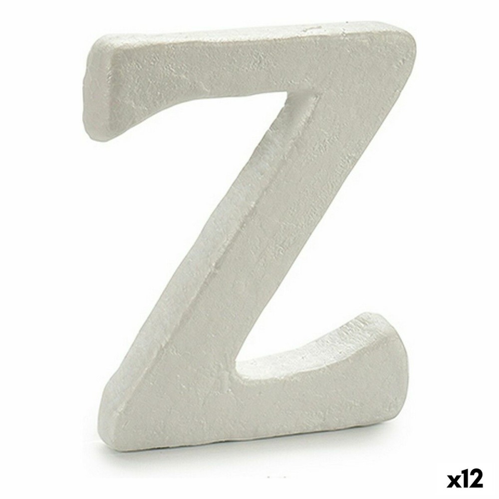 Buchstabe Pincello Z Weiß polystyrol (12 Stück)
