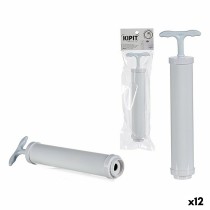 Pompe à main à vide Kipit 58099 Blanc Plastique 9 x 30 x 4 cm (12 Unités)