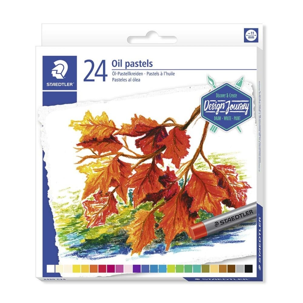 Crayons gras de couleur Staedtler Design Journey 24 Pièces Multicouleur (24 Unités)