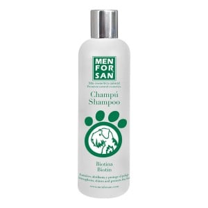 Shampoing pour animaux de compagnie Menforsan Chien Vitamine B7 51 x 37 x 33 cm 300 ml