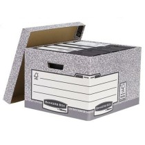 boîte pour archives Fellowes Bankers Box Gris Din A4 29,4 x 38,7 x 44,5 cm