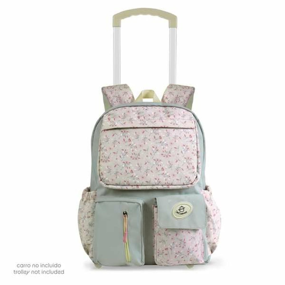 Schulrucksack Decuevas Bunt Blomster 40 x 18 x 30 cm