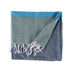 Foulard multi-usages 160 x 200 cm Bleu (12 Unités)