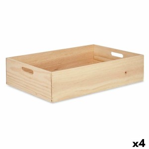 Dekorative Box Kiefernholz 40 x 14 x 60 cm (4 Stück)