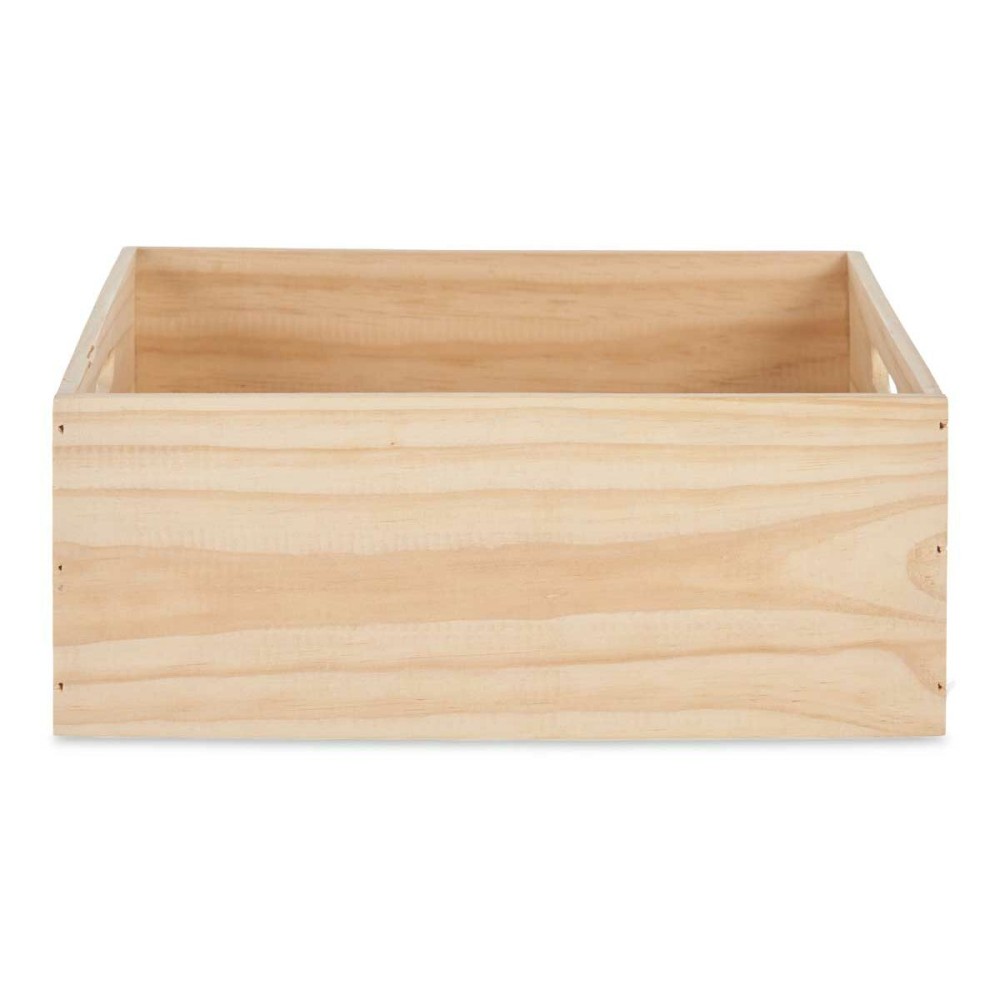 Decorative box Pine 31 x 14 x 36 cm (4 Units)