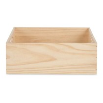 Decorative box Pine 35 x 14 x 40 cm (4 Units)