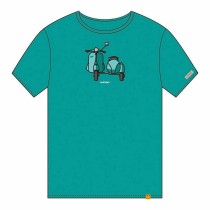 Short Sleeve T-Shirt Cállate la Boca   Turquoise Sidecar