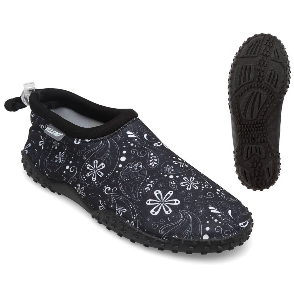 Chaussons Mandala Adultes unisexes Noir Blanc