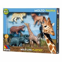 Set 6 wilde Tiere Moltó Kunststoff