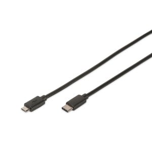 Kabel USB C Digitus by Assmann DB-300137-018-S 1,8 m Schwarz