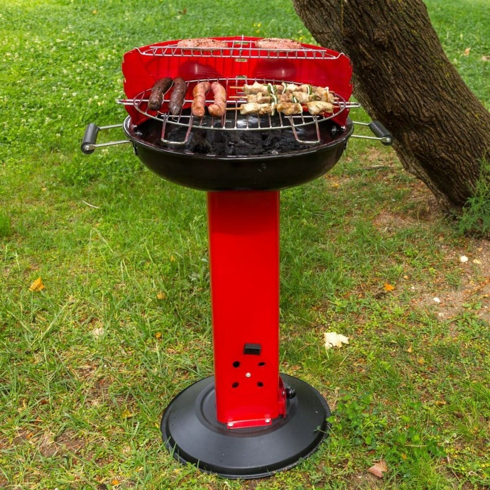 Grill Bella Schwarz Rot 58 x 54 x 88 cm