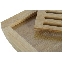 Cutting board DKD Home Decor Natural Bamboo 36 x 21 x 2 cm