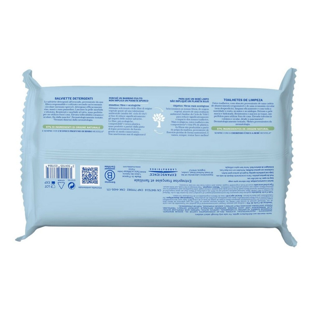 Lingettes imprégnées Mustela 60 Unités