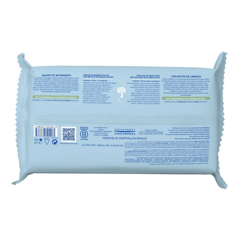 Moist Wipes Mustela 60 Units