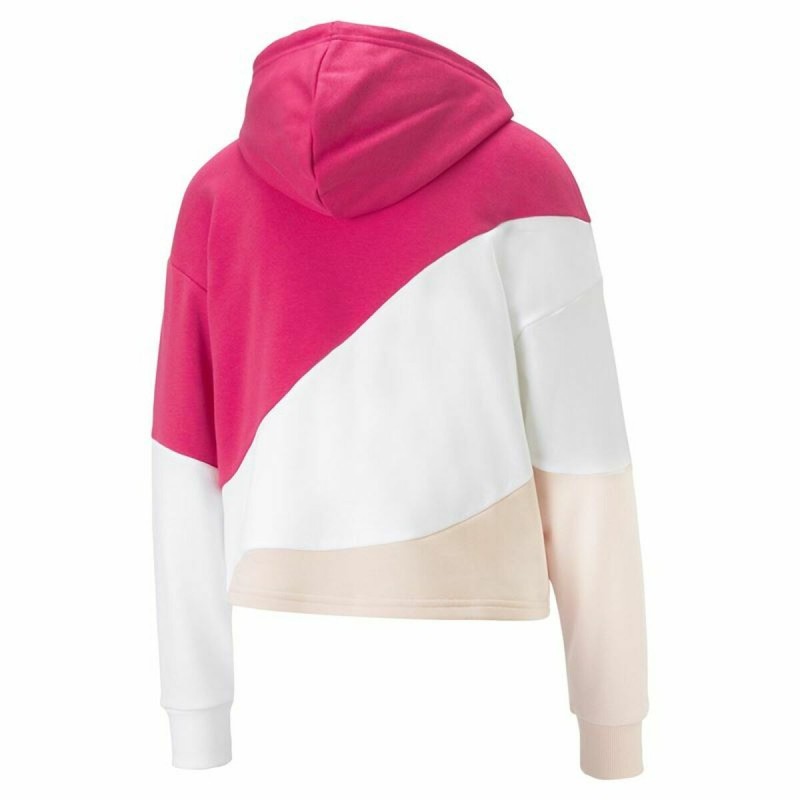 Sweat à capuche femme Puma Power Cat Rose