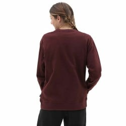 Damen Sweater ohne Kapuze Vans Lock Box Crew-B Granatrot