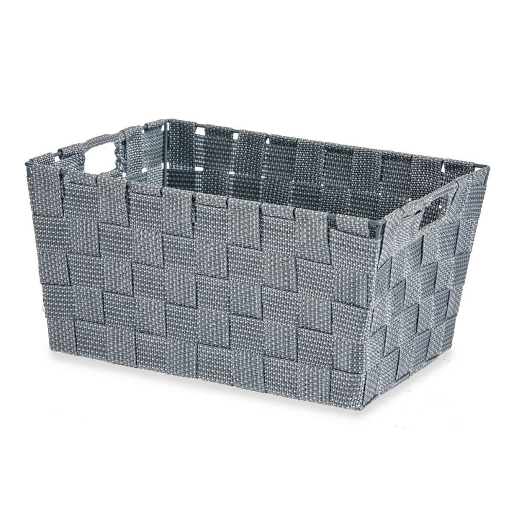 Multi-purpose basket Kipit A3-6883 Grey Cloth 5 L 30,4 x 14 x 20 cm (18 Units)