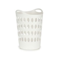 Panier à linge Blanc Plastique 50 L 44 x 56 x 41 cm (12 Unités)