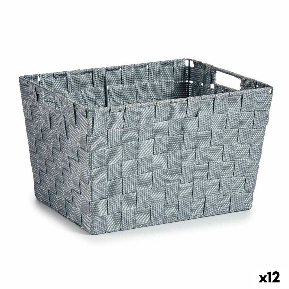 Wäschekorb Kipit A3-6875 Grau Stoff 10 L 25 x 20,5 x 35 cm (12 Stück)