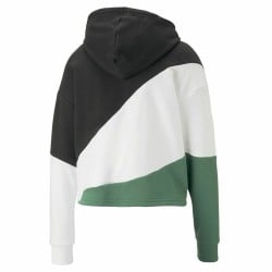 Damen Sweater mit Kapuze Puma Power Cat grün