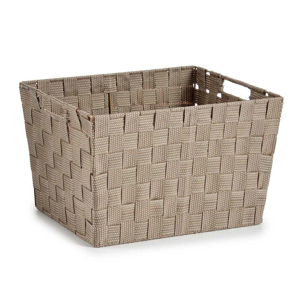 Panier à linge Kipit A3-6875 Beige Tissu 10 L 25 x 20 x 35,5 cm (12 Unités)