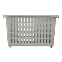 Panier Multi-usages Kipit G-327-1 Gris Plastique 17,5 x 26 x 46 cm Avec des roues (12 Unités)