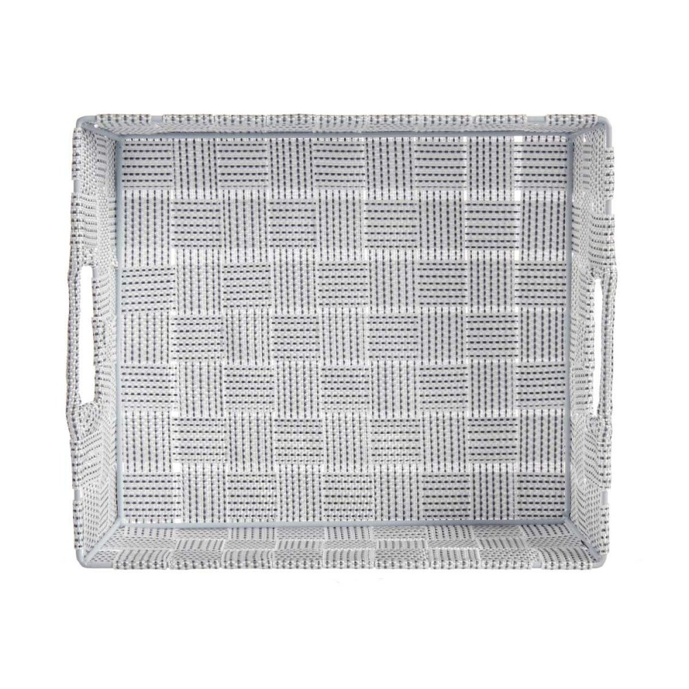 Panier Multi-usages Kipit A3-693109 Blanc Tissu 3 L 23 x 8 x 27 cm 27 x 8 x 23 cm (48 Unités)