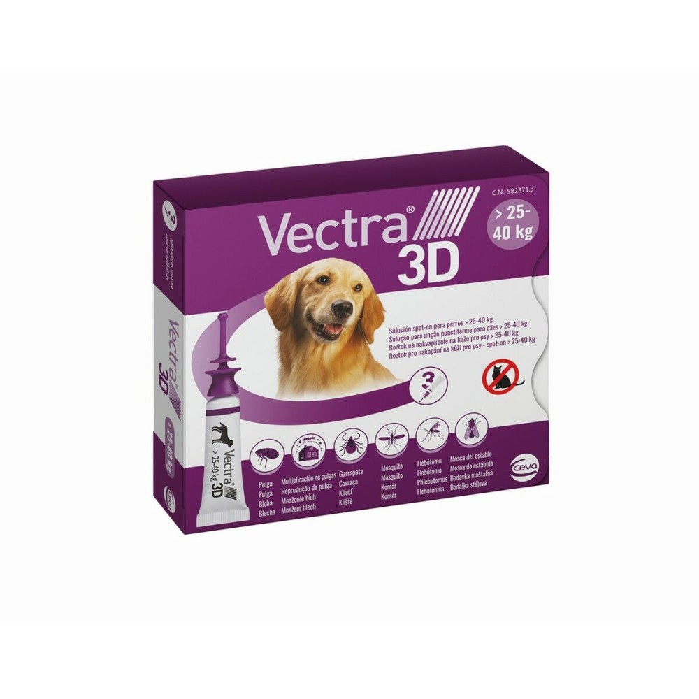 Pipette pour chien Ceva 3D L 25-40 Kg 3 Unités