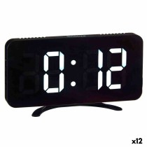 Montre Numérique de Table Noir ABS 15,7 x 7,7 x 1,5 cm (12 Unités)