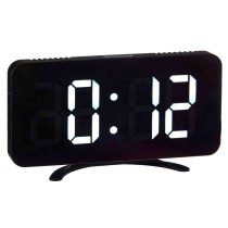 Montre Numérique de Table Noir ABS 15,7 x 7,7 x 1,5 cm (12 Unités)