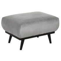 Banquette DKD Home Decor Noir Gris 70 x 50 x 42 cm