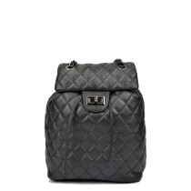 Lässiger Rucksack Anna Luchini SS22-AL-2165-NERO Schwarz 22 x 32 x 11 cm