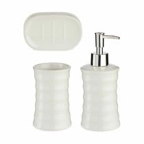 Bath Set Berilo DW29150-1 White Ceramic (12 Units)