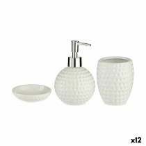 Bath Set Berilo DW29153-1 White Ceramic (12 Units)