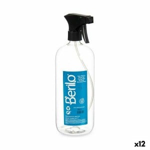 Bouteille Pulvérisatrice Berilo SE1325 Noir Transparent Plastique 1 L (12 Unités)