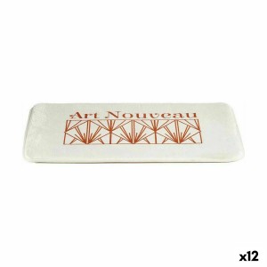 Badematte Berilo Art Nouveau Weiß Bronze 40 x 1,5 x 60 cm (12 Stück)