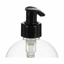 Distributeur de Savon Berilo SE1205-DOSIFICADOR Noir Transparent Plastique 500 ml 8 x 16,5 x 8 cm (12 Unités)