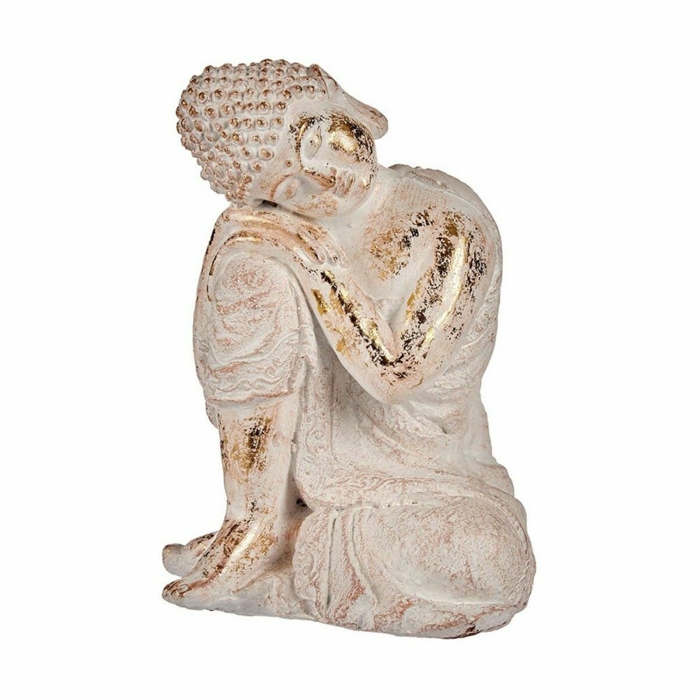 Dekorative Gartenfigur Ibergarden CC20447 Polyesterharz Buddha 23 x 33 x 26 cm (2 Stück)