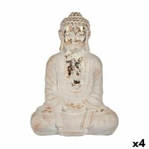 Dekorative Gartenfigur Ibergarden CC20410 Polyesterharz Buddha 17 x 37 x 26 cm (4 Stück)