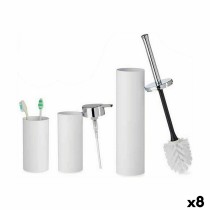 Bath Set Berilo B6274 S3-3 White Plastic (8 Units)