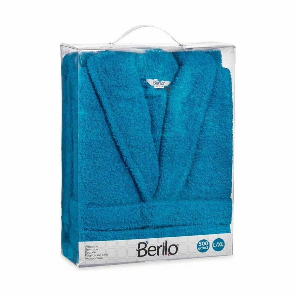 Dressing Gown Berilo REF-10/LXL Blue L/XL (6 Units)