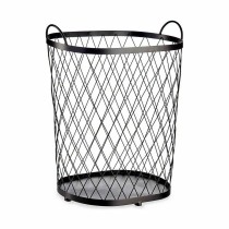 Basket Black Metal 40 L 31 x 54,7 x 46,5 cm (4 Units)