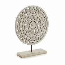 Decorative Figure Mandala White 30 x 36 x 7 cm (6 Units)