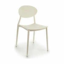 Dining Chair White Plastic 41 x 81 x 49 cm (4 Units)