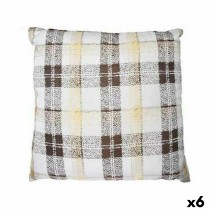 Cushion 60 x 60 cm Frames Brown (6 Units)